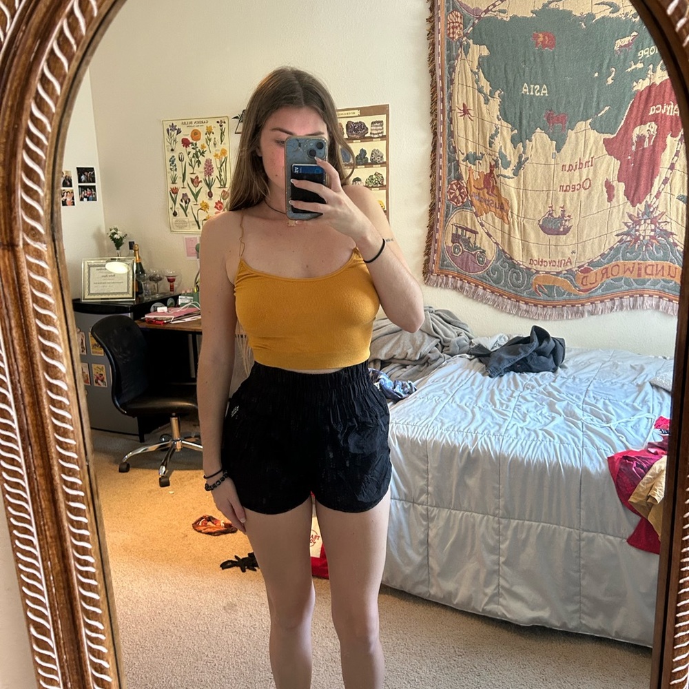 Large urban outfitters spaghetti strap tank top yellow